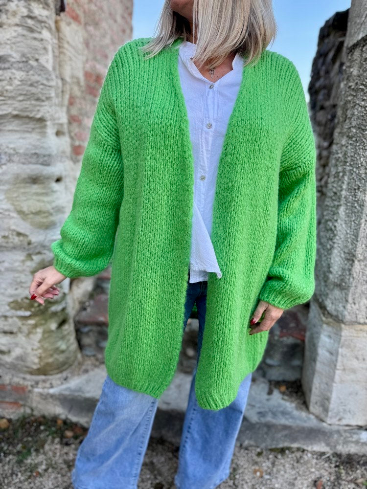 Classique Femme Gilet Maille Milano Damart Rose Kiabi