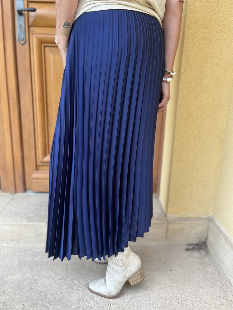 Jupe plissée classique vintage pour femme Automne Casual Solide All-Match A Line Taille haute Longue Maxi Jupe Femme Jupe Femme, abricot, 36