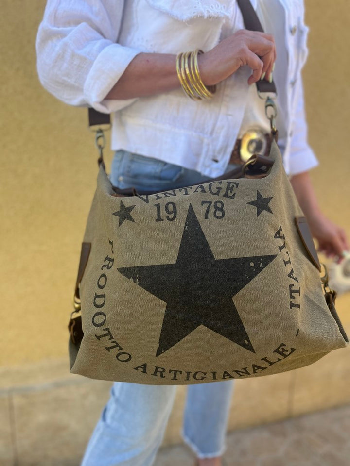 Sac en toile vintage cheap
