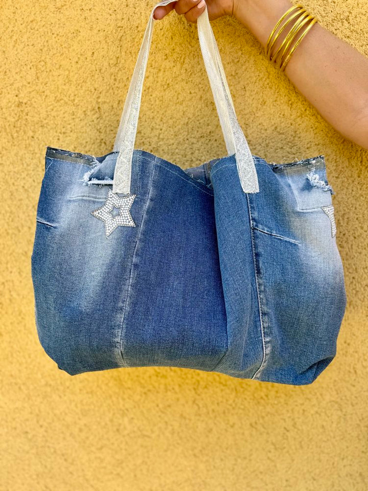 Sac en jean Kiss Boutique Route du Sud - Main Image