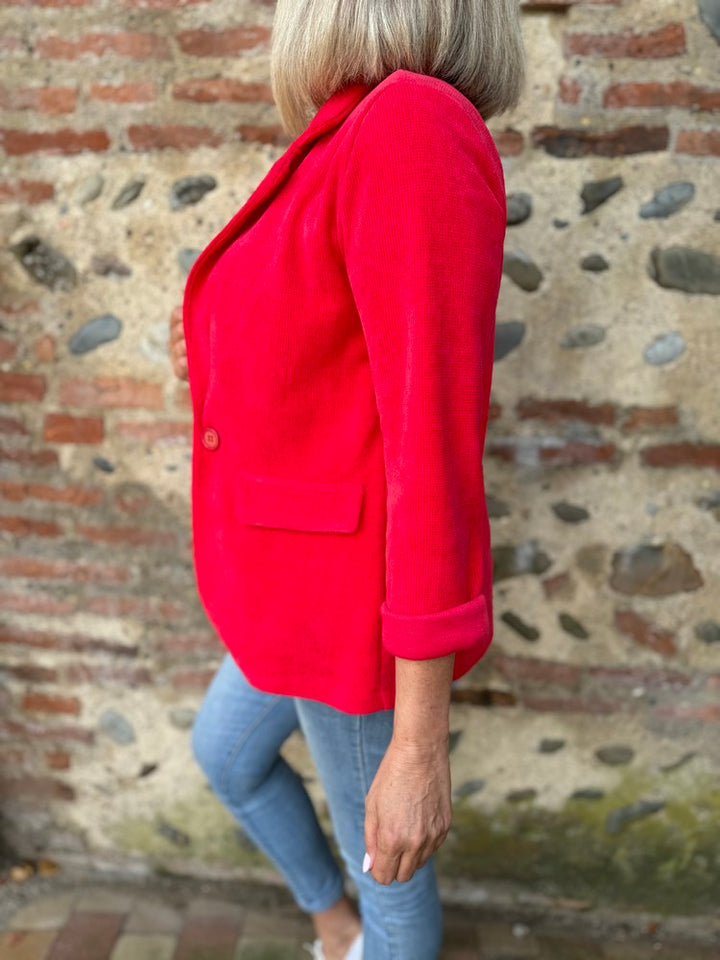 Veste de tailleur shops rouge